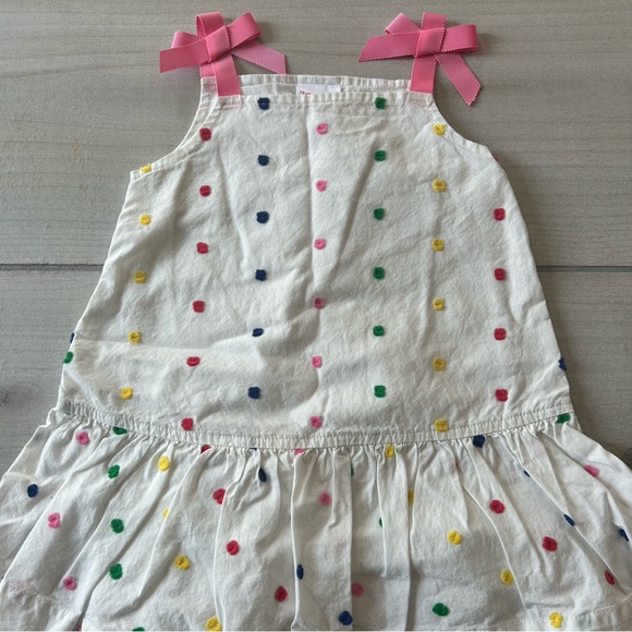 Hanna Andersson White Polka Dot Top & Bloomers Set Outfit - Picture 3 of 4